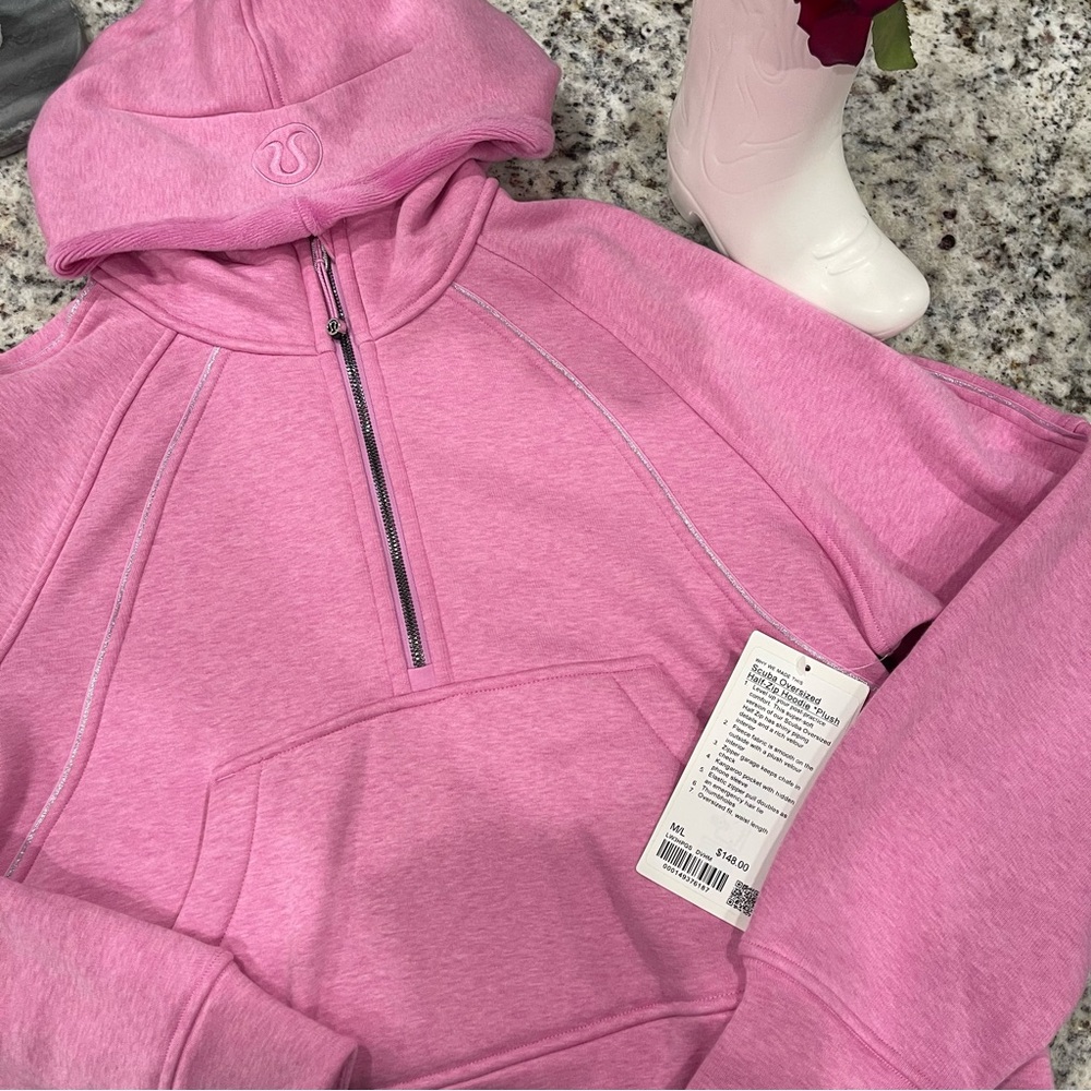 SALE⭐️NWT Lululemon Scuba Oversized Half-Zip Hoodie *Plush💗